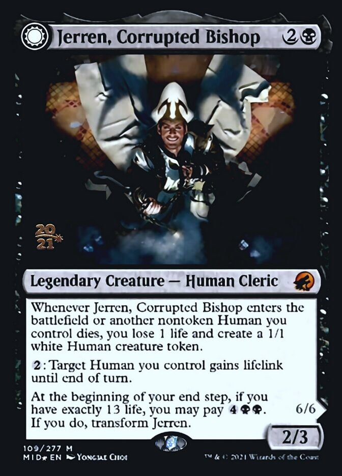 Jerren, Corrupted Bishop//Ormendahl, the Corrupter (MID-M-PRE)