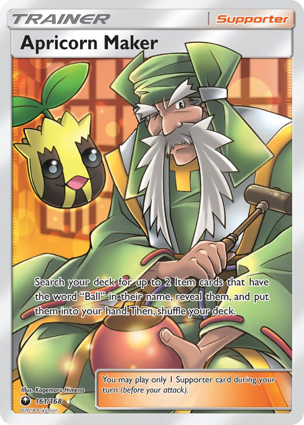 Apricorn Maker (Full Art) - 161/168 (CES) Ultra Rare - Near Mint Holofoil