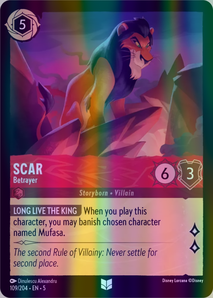 Scar - Betrayer (Shimmering Skies 109/204) Uncommon - Near Mint Cold Foil