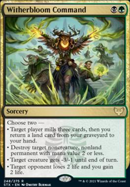 Witherbloom Command (STX-R-FOIL)