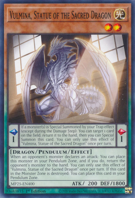 Vulmina, Statue of the Sacred Dragon (MP25-EN400)