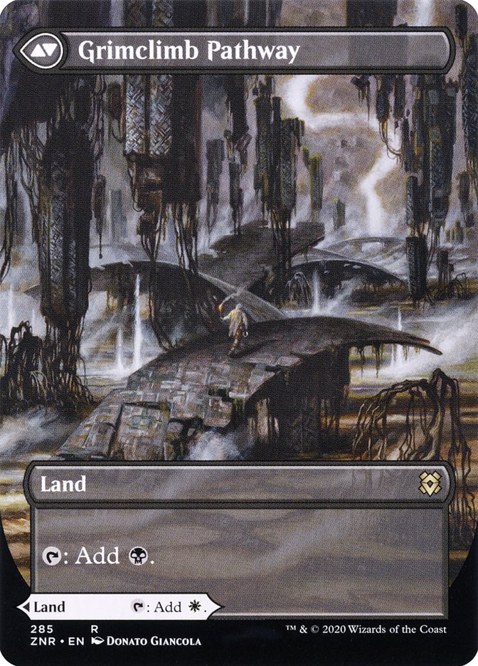 Brightclimb Pathway // Grimclimb Pathway [#285 Alternate-Art Borderless] (ZNR-R)