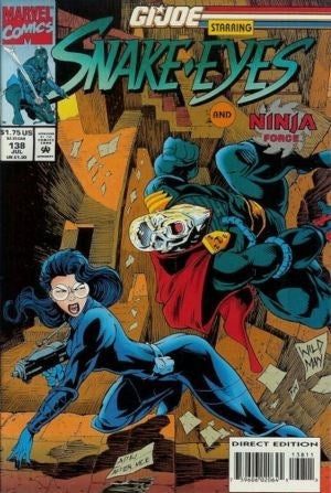 G.I. Joe: A Real American Hero (1982 Series) #135 - 138 (8.5) Snake-Eyes & Ninja Force Comic Bundle