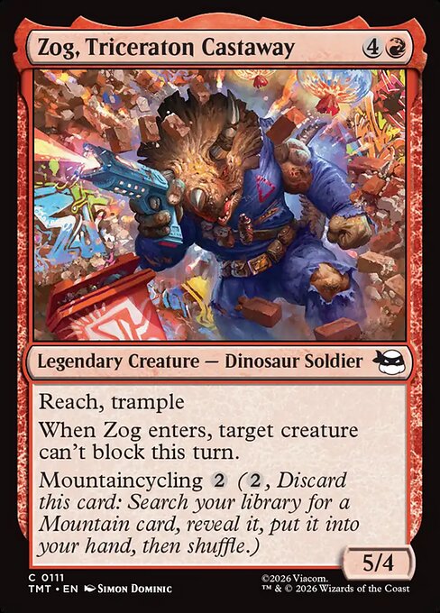 Zog, Triceraton Castaway [ #0111 ] (TMT-C)