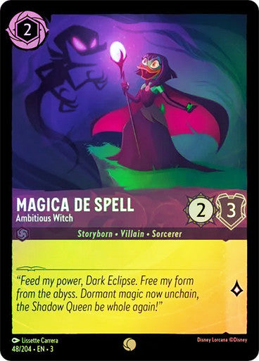 Magica De Spell - Ambitious Witch (Into the Inklands 048/204) Common - Near Mint Cold Foil