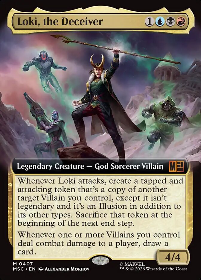Loki, the Deceiver [ #0407 Extended Art ] (MSC-M)