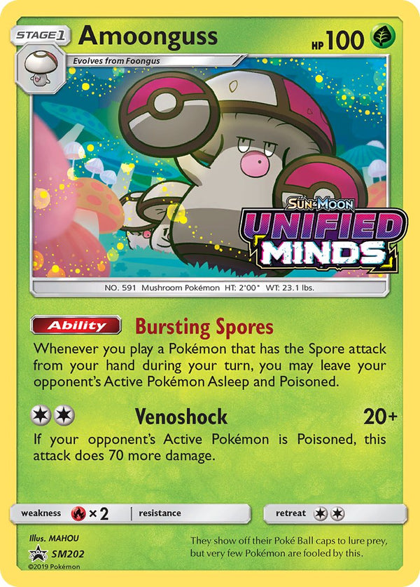 Amoonguss (Prerelease) - SM202 (SM:PR) Promo - Near Mint Holofoil