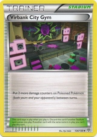 Virbank City Gym - 126/135 (PLS) Uncommon - Normal Heavy Play