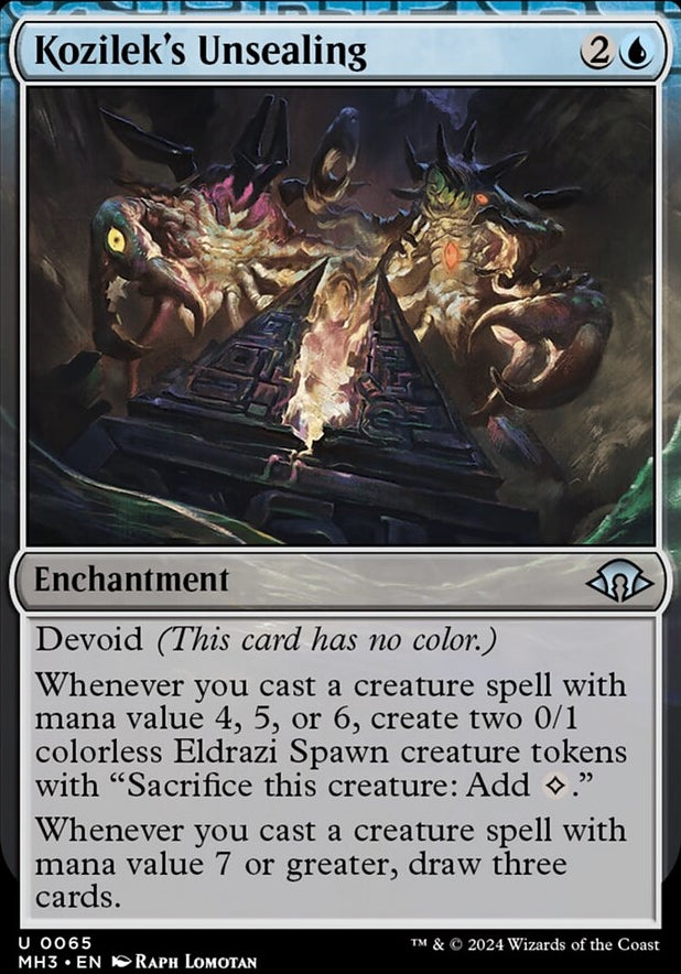 Kozilek's Unsealing [#0065] (MH3-U)