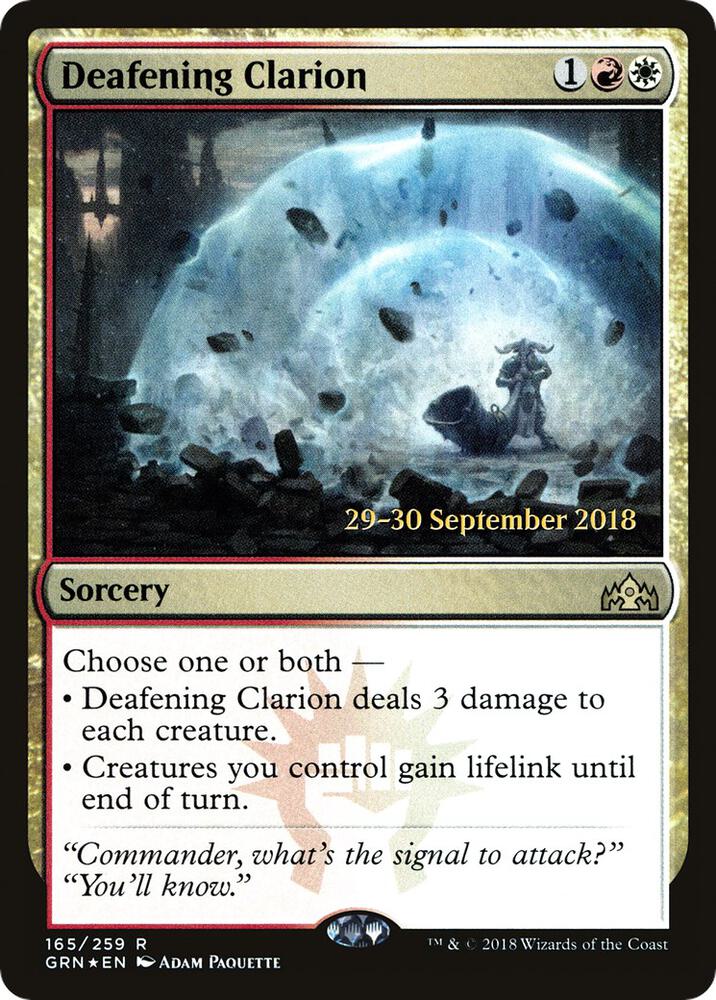 Deafening Clarion (GRN-PRE)