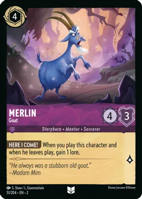 Merlin - Goat (Rise of the Floodborn 51/204) Uncommon - Near Mint