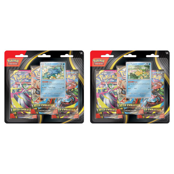 Pokemon TCG: ME01 Mega Evolution - 3 Pack Blister