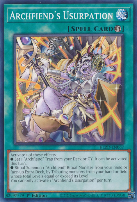Archfiend's Usurpation (BLZD-EN067)