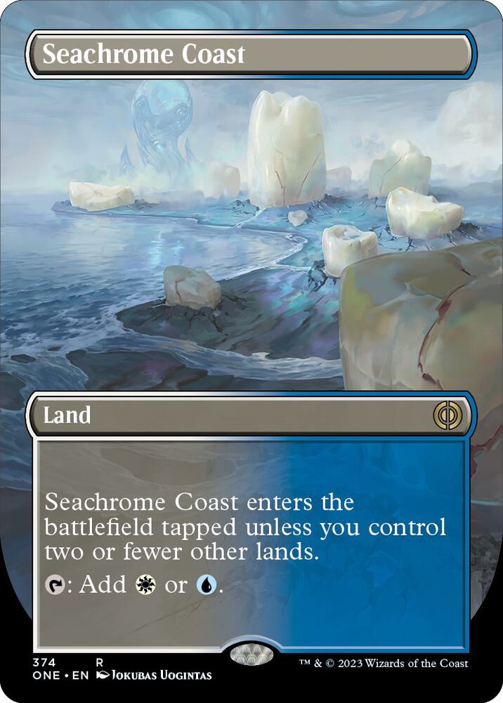 Seachrome Coast [#374 Alternate-Art Borderless] (ONE-R-FOIL)
