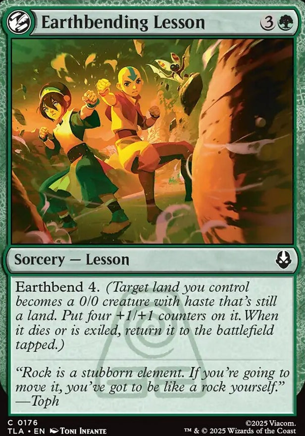 Earthbending Lesson [ #0176 ] (TLA-C)