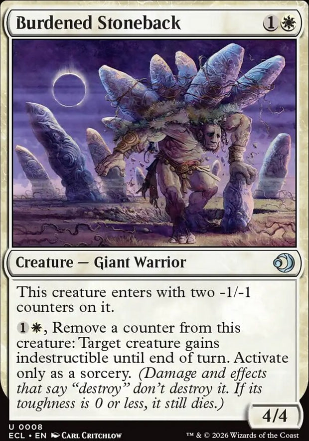 Burdened Stoneback [ #0008 ] (ECL-U)