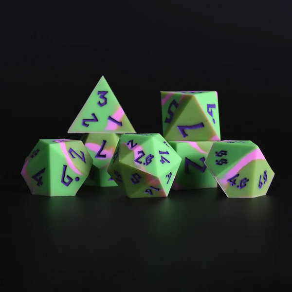 Gelatinous Cube Silicone Dice Set