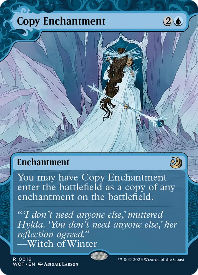 Copy Enchantment [#0016] (WOT-R) Heavy Play