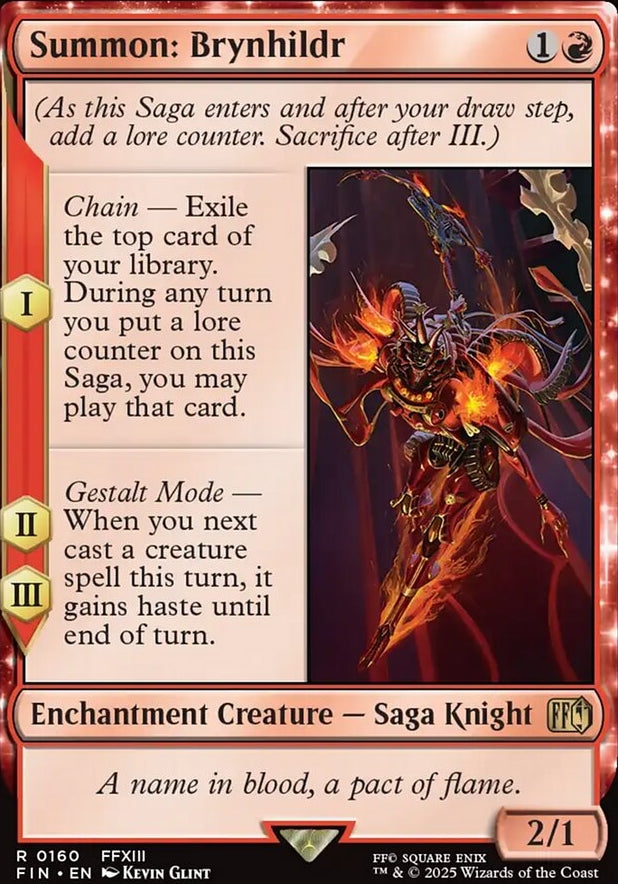 Summon: Brynhildr [ #0160 ] (FIN-R)