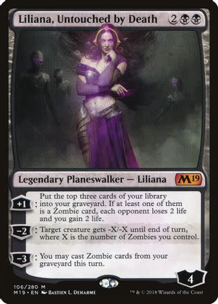 Liliana, Untouched by Death (M19-M) Light Play