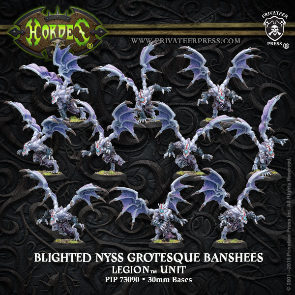 Hordes: Legion - Blighted Nyss Grotesque Raiders / Banshees, Unit (10 Plastic)