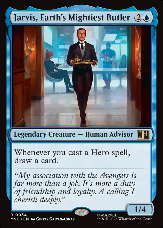 Jarvis, Earth's Mightiest Butler [ #0034 Surge Foil ] (MSC-R)