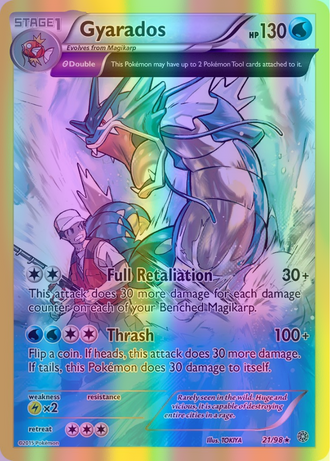 Gyarados - 021/098 (AOR) Holo Rare - Near Mint Reverse Holofoil