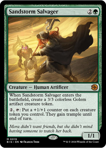 Sandstorm Salvager [#0019] (BIG-M-FOIL) Moderate Play