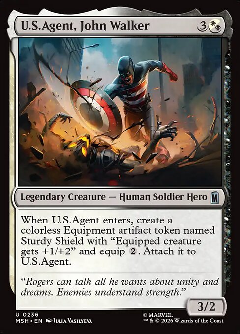 U.S.Agent, John Walker [ #0236 ] (MSH-U)