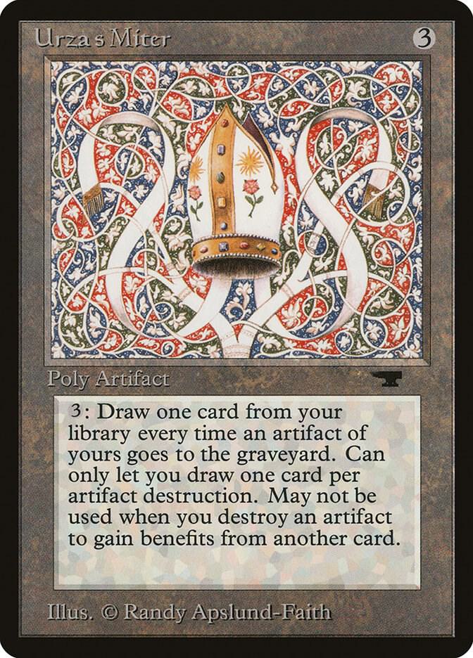 Urza's Miter (ATQ-R) Moderate Play