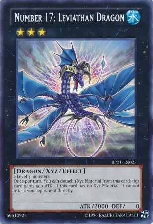 Number 17: Leviathan Dragon (BP01-EN027) Rare - Near Mint Unlimited