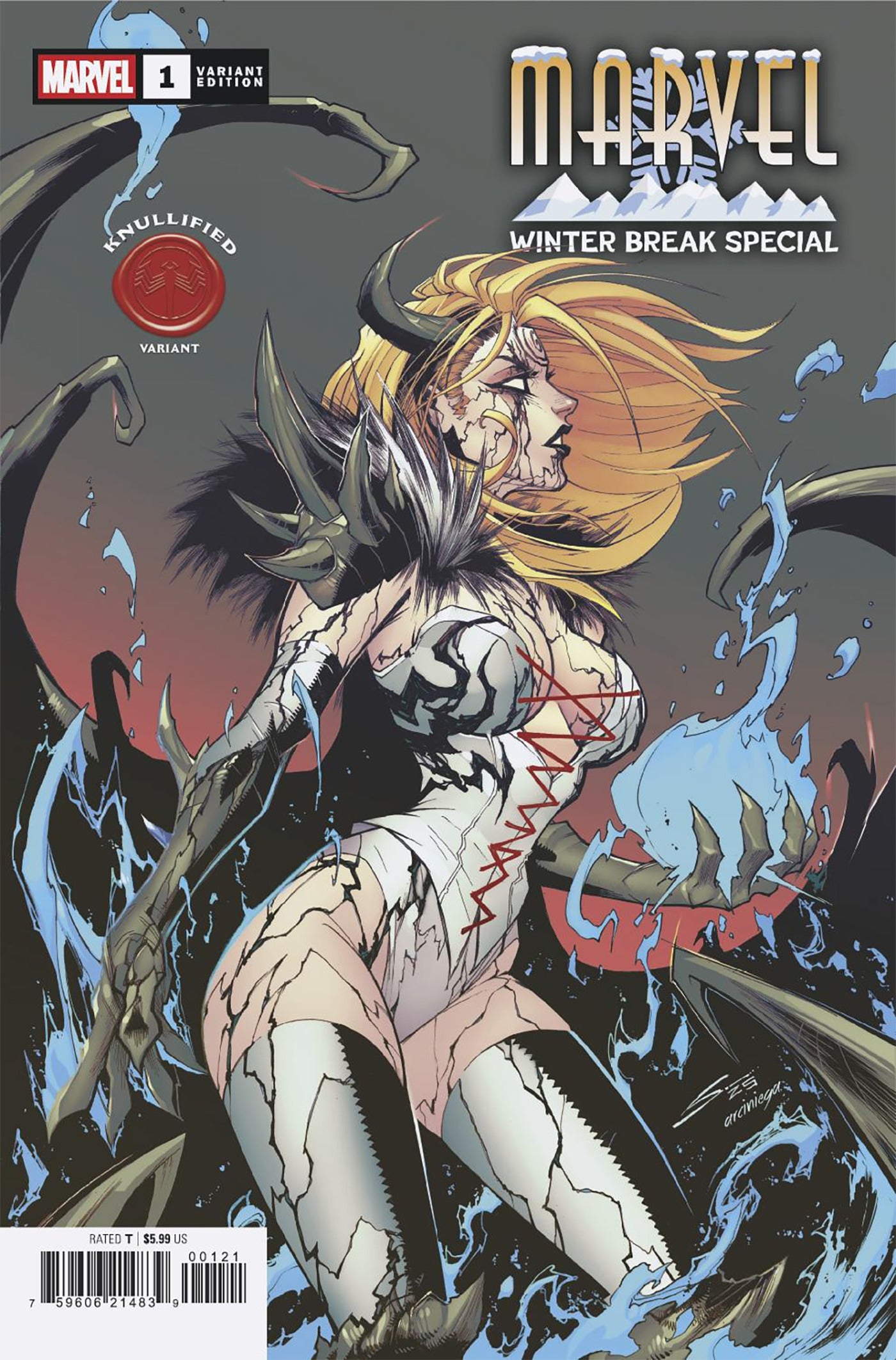 MARVEL WINTER BREAK SPECIAL #1 GERARDO SANDOVAL KNULLIFIED VARIANT