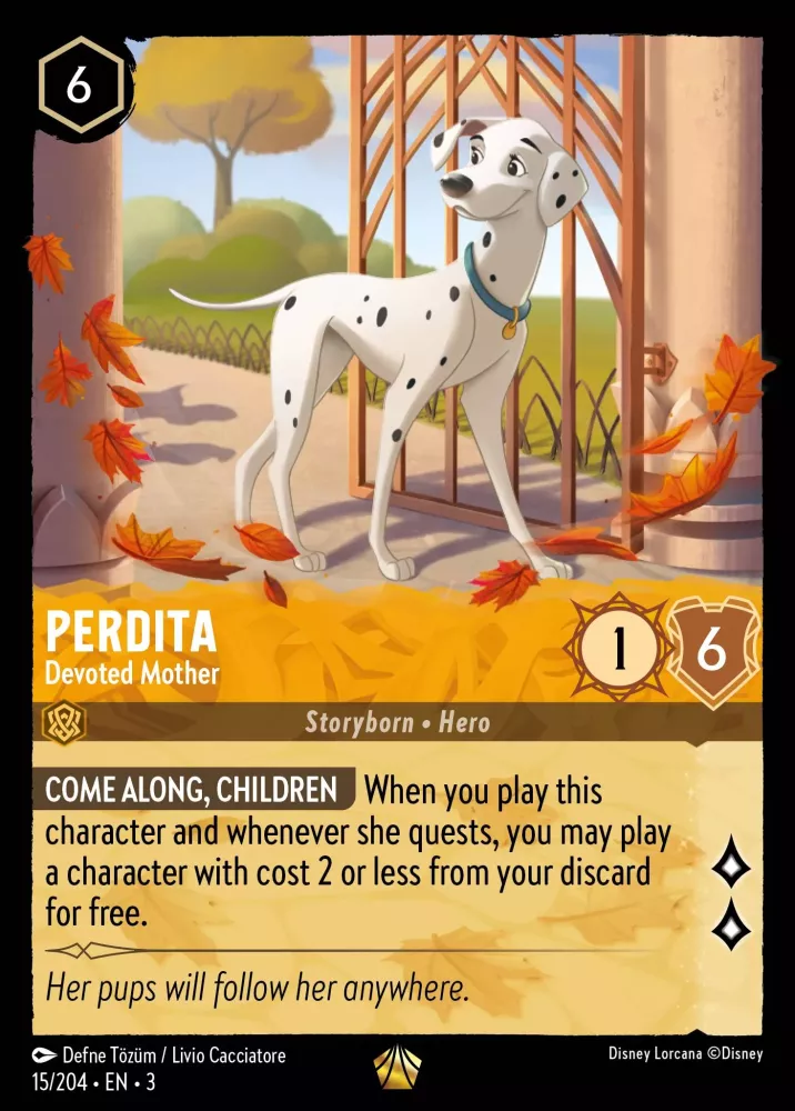 Perdita - Devoted Mother (Into the Inklands 015/204) Legendary - Near Mint