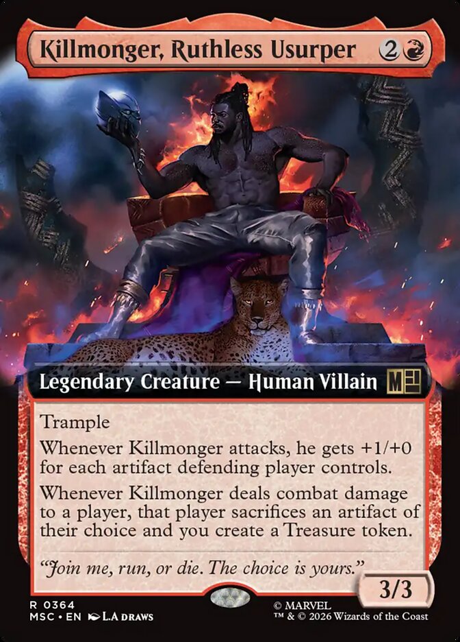 Killmonger, Ruthless Usurper [ #0364 Extended Art ] (MSC-R)