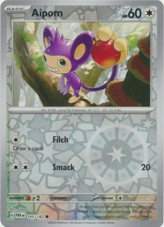 Aipom - 145/182 (PAR) Common - Near Mint Reverse Holofoil