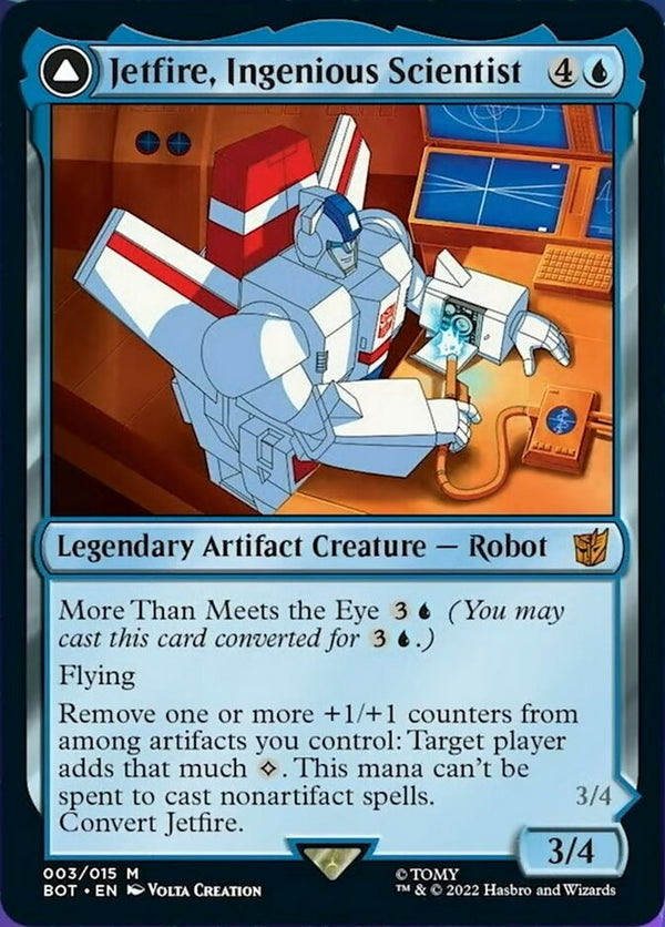 Jetfire, Ingenious Scientist // Jetfire, Air Guardian (BOT-M)