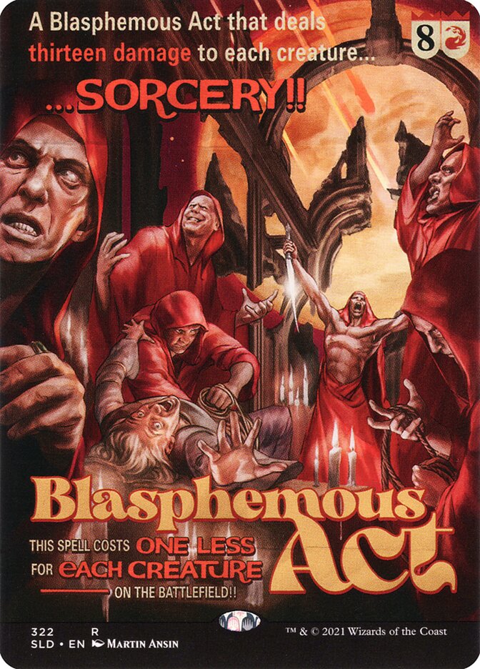 Blasphemous Act [#322] (SLD-R) Light Play