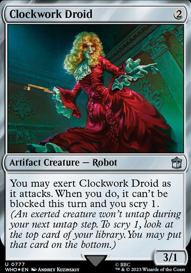 Clockwork Droid [#0777 Surge Foil] (WHO-U)