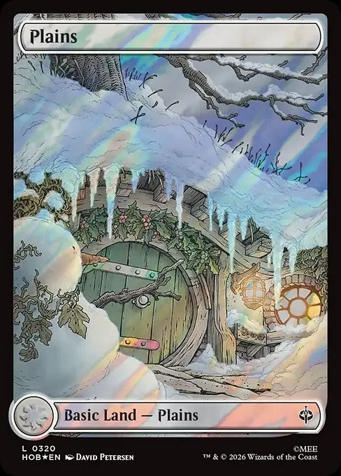 Plains [ #0320 Full Art Seasonal Surge Foil ] (HOB-L)