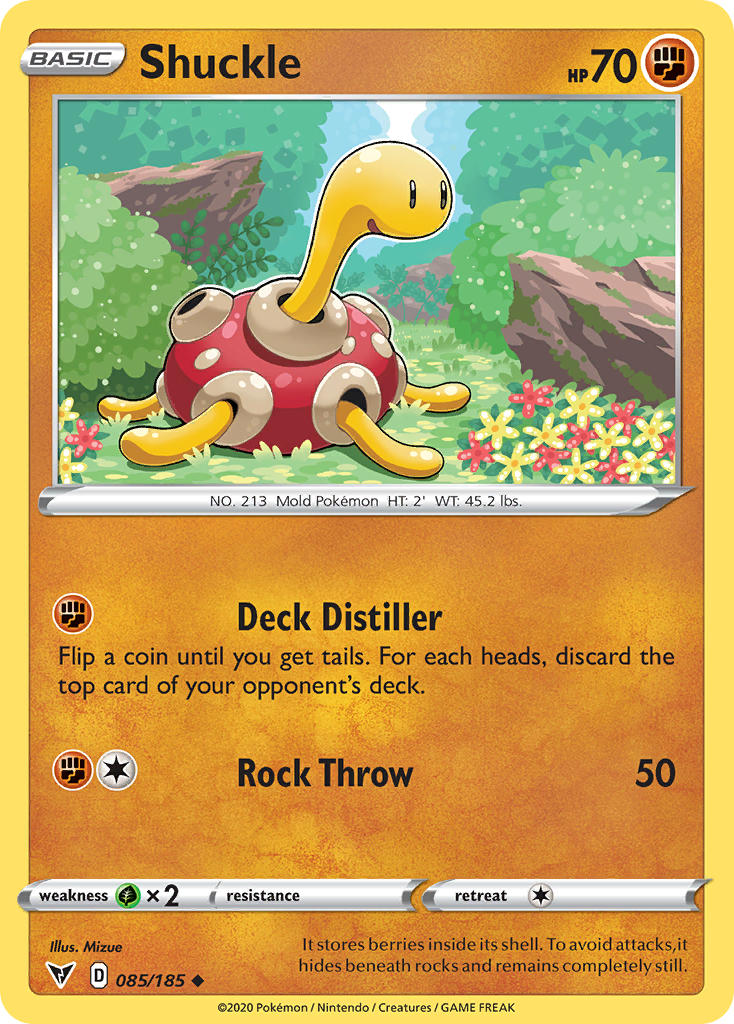 Shuckle - 085/185 (SWSH04) Uncommon - Near Mint