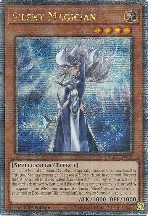 Silent Magician (RA02-EN012) Quarter Century Secret Rare - Near Mint 1st Edition