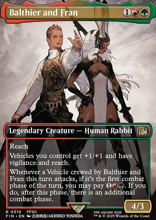 Balthier and Fran [ #0319 Borderless Alternate Art ] (FIN-R)