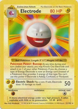 Electrode - 021/102 (BSS) Rare - Near Mint Unlimited