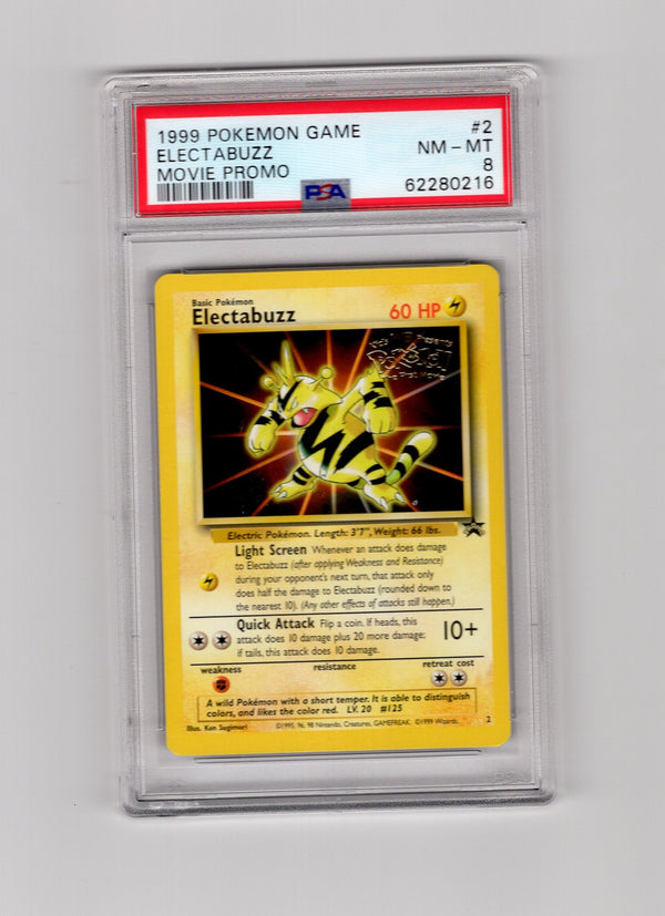 Electabuzz - 002 (BSP) Promo - Near Mint (Graded PSA 8)