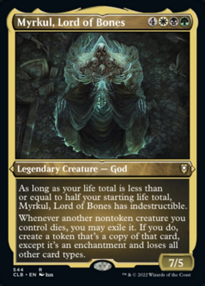Myrkul, Lord of Bones [#544 Etched Foil] (CLB-R)