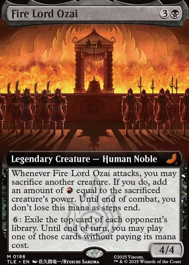 Fire Lord Ozai [ #0186 Extended Art ] (TLE-M)