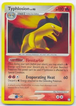 Typhlosion - 16/123 - Holo Rare - Moderate Play