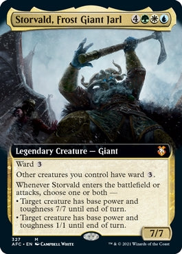 Storvald, Frost Giant Jarl [#327 Extended Art] (AFC-M)