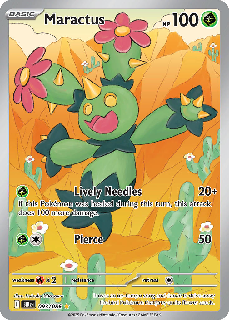 Maractus - 093/086 (BLK) Illustration Rare