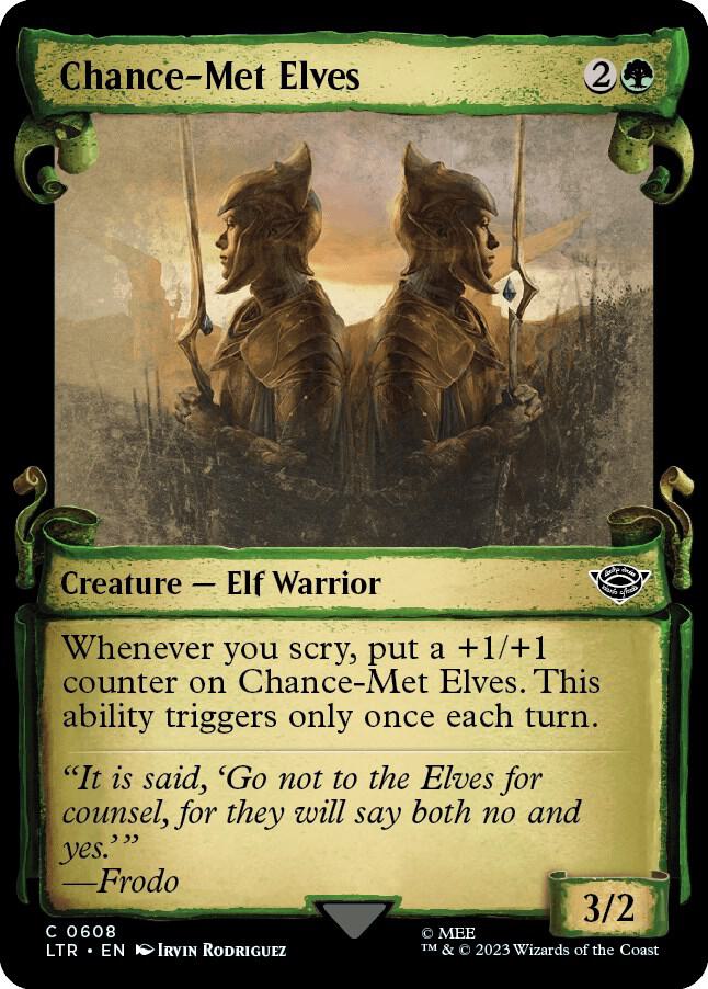Chance-Met Elves [#0608 Showcase Scrolls] (LTR-C)